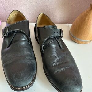 Sandro Black Leather Men's Oxfords